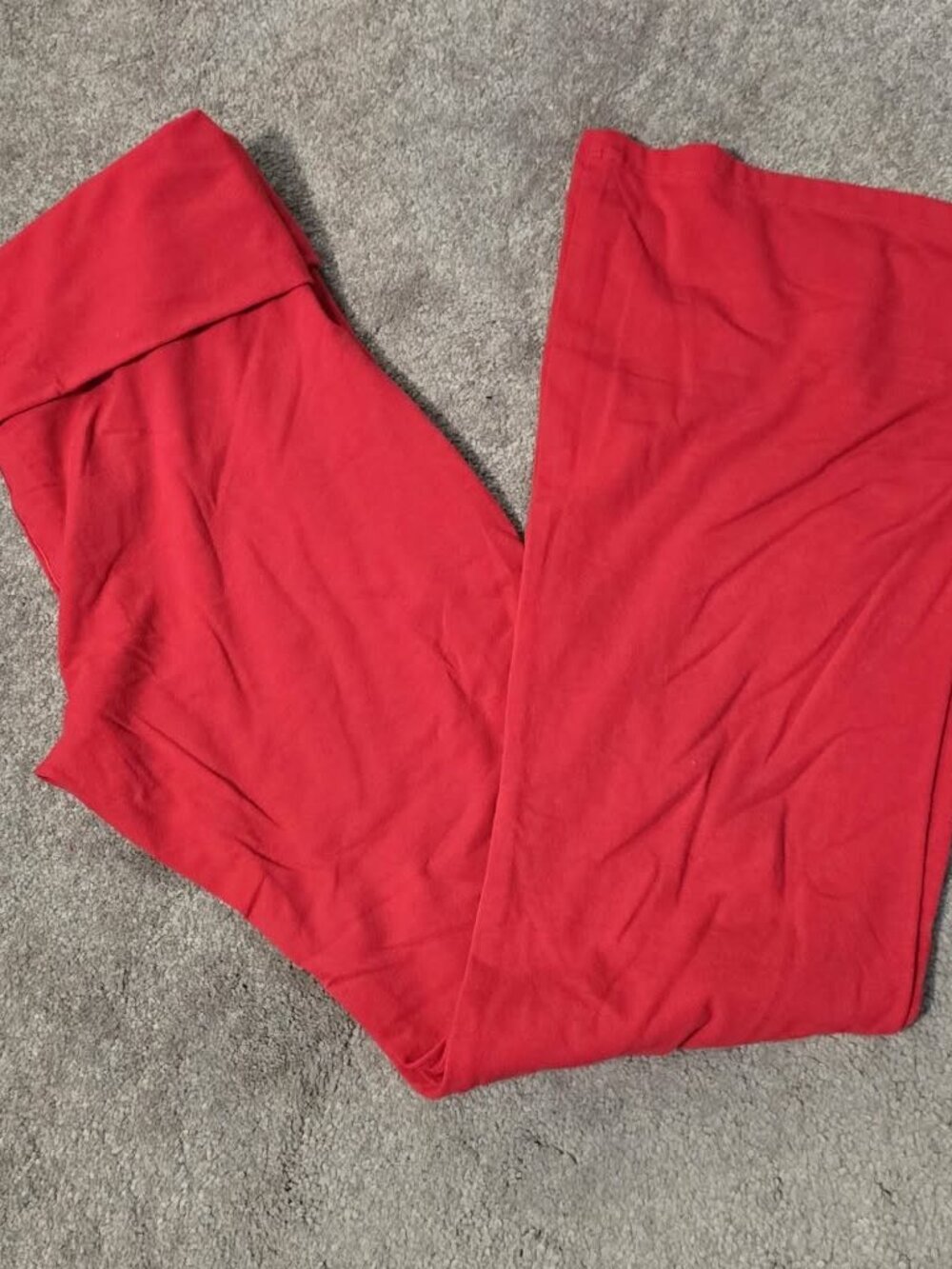 Pink  Victoria’s Secret – Leggings – Fold Overs – Red – Size L